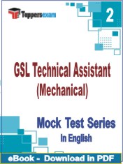 GSL Technical Assistant (Mechanical) PDF Book In English - Question Paper