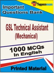 GSL Technical Assistant (Mechanical) Book in English - Objective MCQ