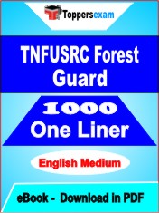 TNFUSRC Forest Guard One Liner Book PDF in English
