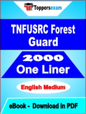 TNFUSRC Forest Guard One Liner Book PDF in English