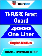 TNFUSRC Forest Guard One Liner Book PDF in English