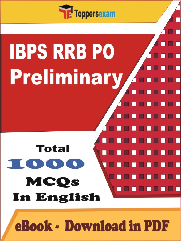 IBPS RRB PO Preliminary PDF Book In English - MCQ / Objective Questions