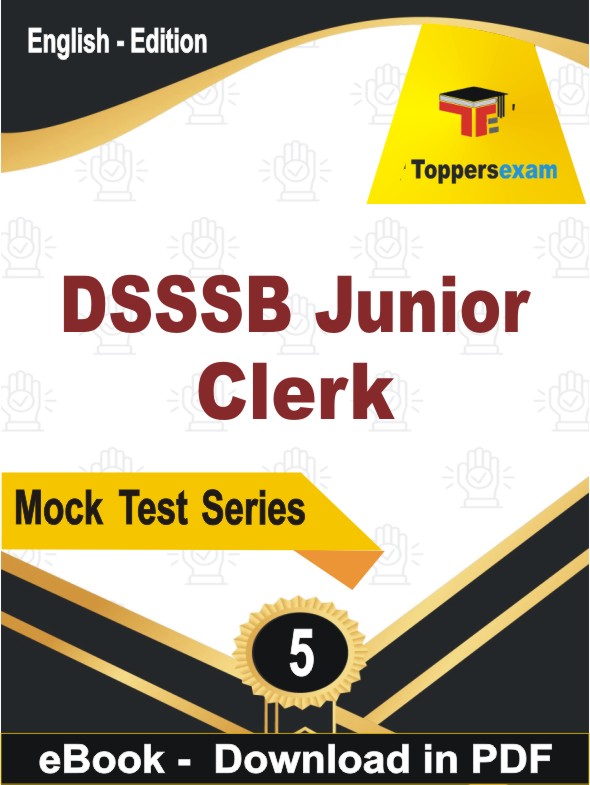 DSSSB Junior Clerk Test PDF Book In English - Practice Set
