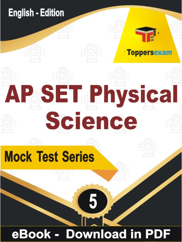 AP SET Physical Science Test PDF Book In English - Practice Set
