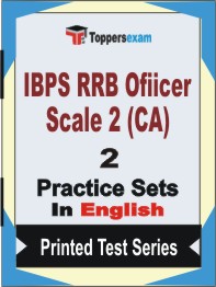 IBPS RRB Ofiicer Scale 2 (CA) Book in English - Question Paper / Practice Set