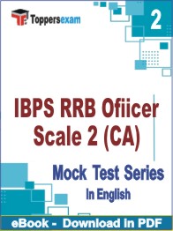 IBPS RRB Ofiicer Scale 2 (CA) Test PDF Book In English - Question Paper