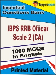 IBPS RRB Ofiicer Scale 2 (CA) Book in English - Objective MCQ