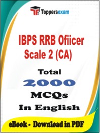 IBPS RRB Ofiicer Scale 2 (CA) PDF Book In English - MCQ / Objective Questions