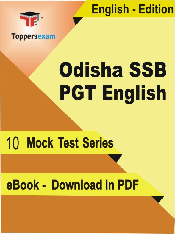 Odisha SSB PGT English Test PDF Book In English - Mock Test/Practice Set