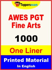 AWES PGT Fine Arts One Liner Book in English