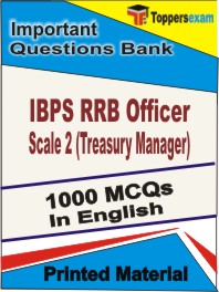 IBPS RRB Officer Scale 2 (Treasury Manager) Book in English - Objective MCQ