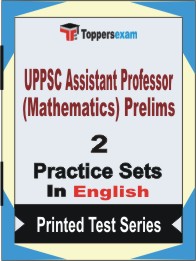 UPPSC Assistant Professor (Mathematics) Prelims Book in English - Question Paper / Practice Set