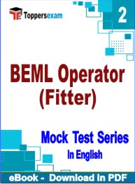 BEML Operator (Fitter) PDF Book In English - Question Paper
