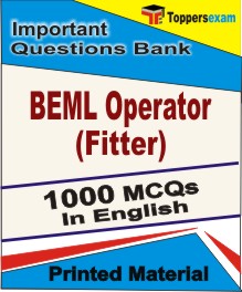 BEML Operator (Fitter) Book in English - Objective MCQ