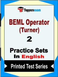 BEML Operator (Turner) Book in English - Question Paper / Practice Set