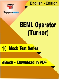 BEML Operator (Turner) PDF Book In English - Mock Test/Practice Set