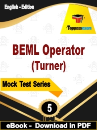 BEML Operator (Turner)  PDF Book In English - Practice Set