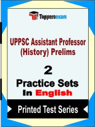 UPPSC Assistant Professor (History) Prelims Book in English - Question Paper / Practice Set