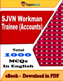 SJVN Workman Trainee (Accounts) PDF Book In English - MCQ / Objective Questions