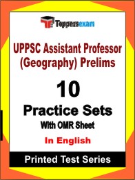 UPPSC Assistant Professor (Geography) Prelims Book in English - Practice Set