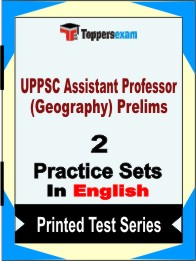 UPPSC Assistant Professor (Geography) Prelims Book in English - Question Paper / Practice Set