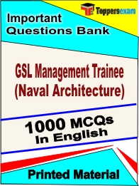 GSL Management Trainee (Naval Architecture) Book in English - Objective MCQ
