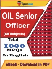 EBook of OIL Senior Officer Exam, PDF Format in English