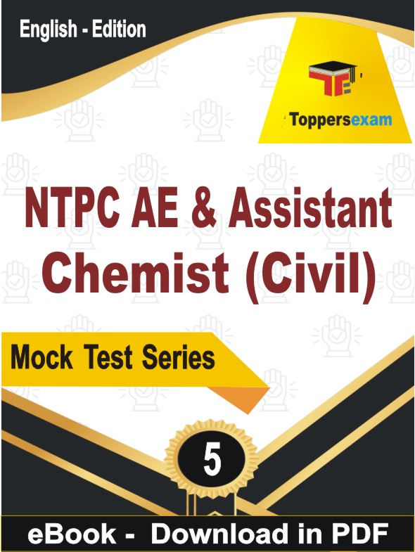 NTPC AE & Assistant Chemist (Civil) Test PDF Book In English - Practice Set