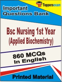 Bsc Nursing 1st Year (Applied Biochemistry) Book in English - Objective MCQ