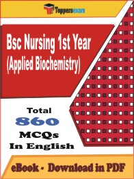 Bsc Nursing 1st Year (Applied Biochemistry) PDF Book In English - MCQ / Objective Questions