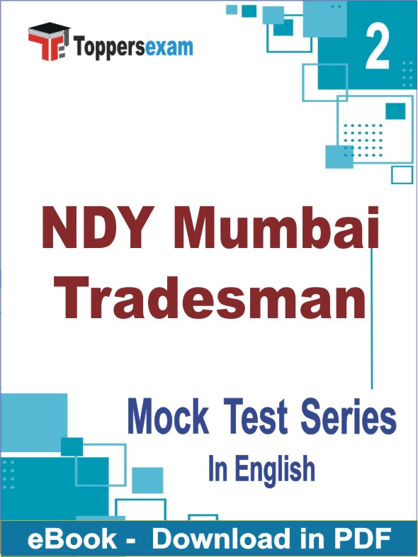 NDY Mumbai Tradesman Test PDF Book In English - Question Paper