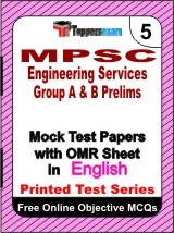 MPSC Engineering Services Group A & B (Prelims) Exam Mock Test Papers (Book) in English