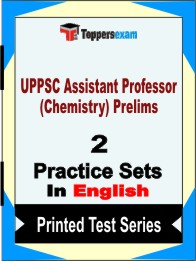 UPPSC Assistant Professor (Chemistry) Prelims Book in English - Question Paper / Practice Set