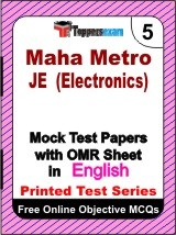 Maha Metro JE (Electronics) Exam Mock Test Papers (Book) in English