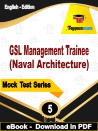 GSL Management Trainee (Naval Architecture)  PDF Book In English - Practice Set