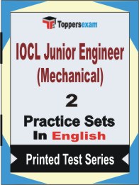IOCL Junior Engineer (Mechanical) Book in English - Question Paper / Practice Set