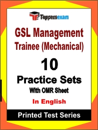 GSL Management Trainee (Mechanical) Book in English - Practice Set