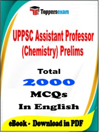 UPPSC Assistant Professor (Chemistry) Prelims PDF Book in English - MCQ / Objective Questions