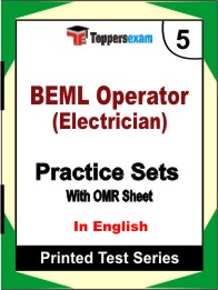 BEML Operator (Electrician) Book in English - Mock Test / Practice Set
