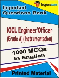 IOCL Engineer/Officer (Grade A) (Instrumentation) Book in English - Objective MCQ