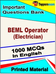 BEML Operator (Electrician) Book in English - Objective MCQ