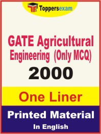 GATE Agricultural Engineering (Only MCQ) One Liner Book in English