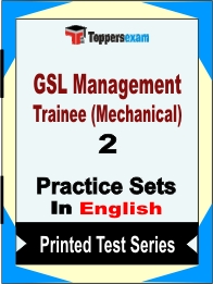 GSL Management Trainee (Mechanical) Book in English - Question Paper / Practice Set