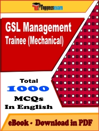 GSL Management Trainee (Mechanical) Exam PDF Book In English - MCQ / Objective Questions