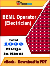 BEML Operator (Electrician) PDF Book in Hindi - MCQ / Objective Questions