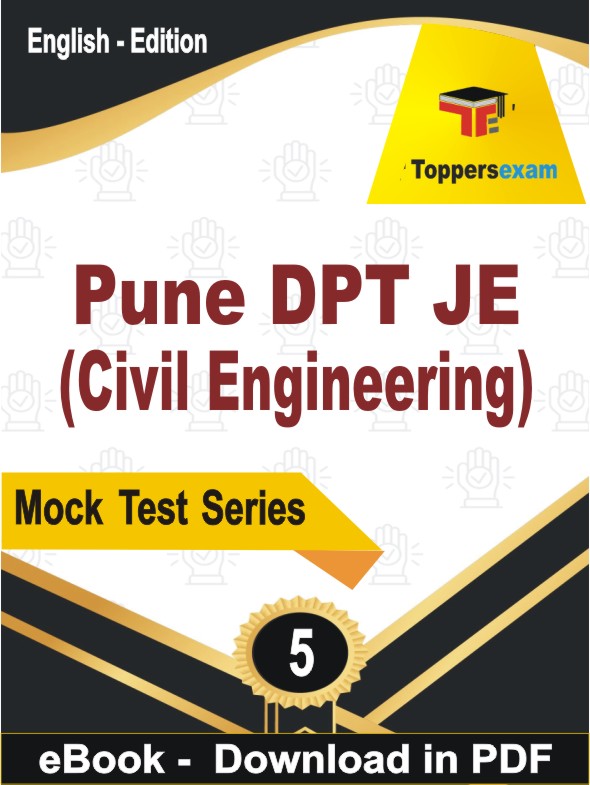 Pune DPT JE (Civil Engineering) Test PDF Book In English - Practice Set