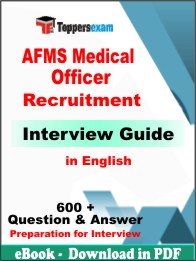 AFMS Medical Officer Recruitment for Interview Guide Pdf Book in English