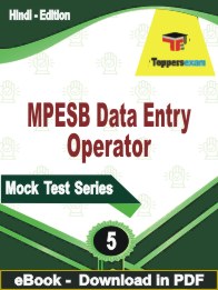 MPESB Data Entry Operator PDF Book In Hindi - Practice Set