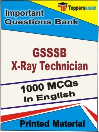 GSSSB X-Ray Technician Book in English - Objective MCQ