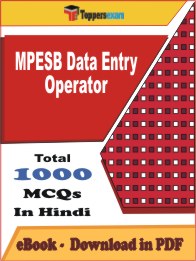 MPESB Data Entry Operator PDF Book In Hindi - MCQ / Objective Questions